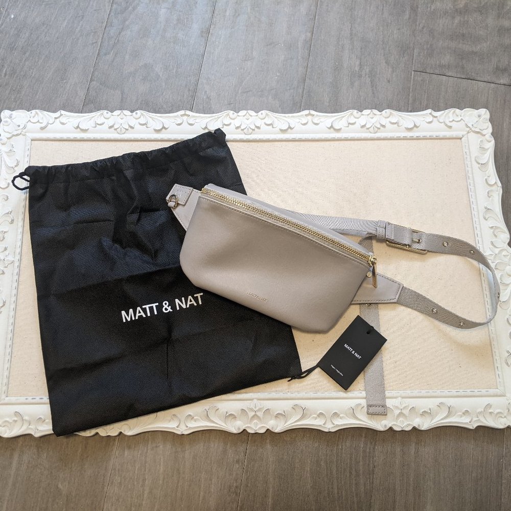 Matt&Nat Fanny pack/Belt bag - Pearl